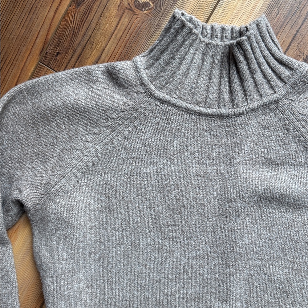 Vintage GAP Mock Neck Sweater XS Cropped Knit Cotton Blend Cozy